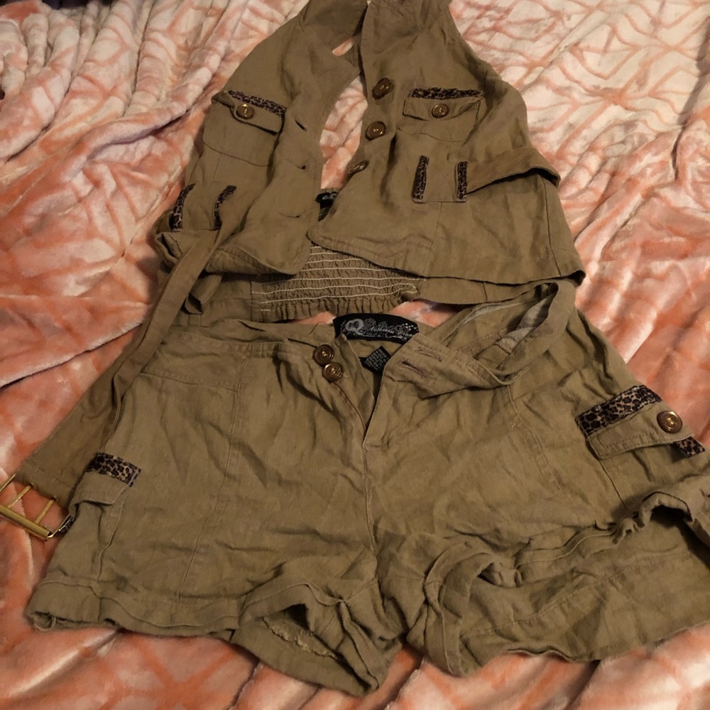 Shirts with matching vest top